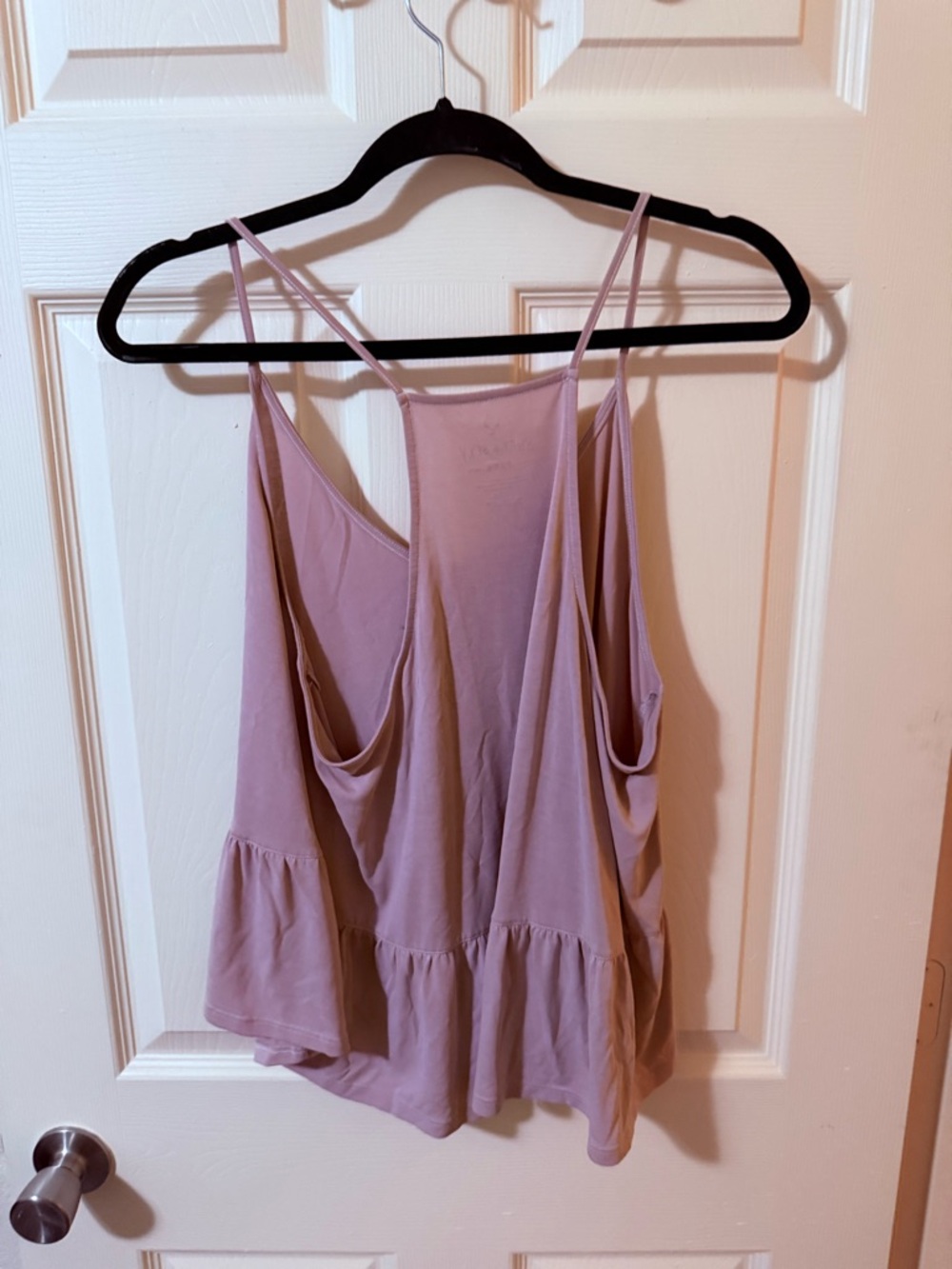 Dusty Rose Ruffle Hem Cami - Picture 3 of 3